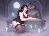 Flux 2 Dev generated image for Moonlit Horror-Erotica Blend - Soft