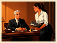 Flux 2 Dev — Office Heat Classics — Vintage Poster