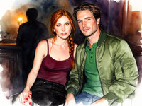 Flux 2 Dev generated image for Speakeasy Hidden Tension - Watercolor