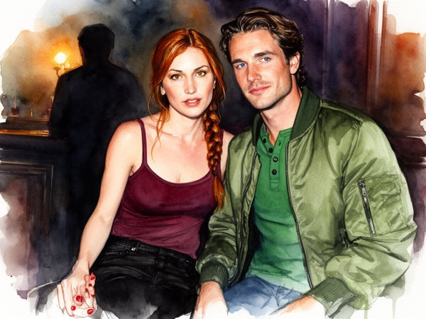 Flux 2 Dev — Speakeasy Hidden Tension — Watercolor