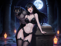 Flux Krea generated image for Moonlit Horror-Erotica Blend - Anime