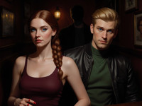 Flux Krea generated image for Speakeasy Hidden Tension - Digital Art