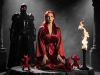 Flux Krea generated image for Altar of Desire - Film Noir