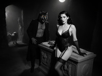 Flux Krea generated image for Moonlit Horror-Erotica Blend - Film Noir