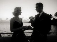 Flux Krea generated image for Luxury Yacht Romance - Film Noir