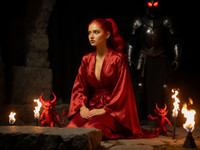 Flux Krea generated image for Altar of Desire - Photorealistic