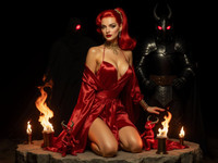 Flux Krea generated image for Altar of Desire - Pin-Up