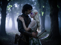 Flux Krea generated image for Fantasy Romance in the Whispering Grove - Retro