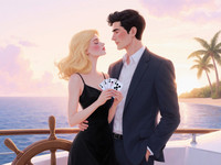 Flux Krea generated image for Luxury Yacht Romance - Soft