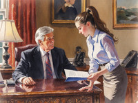 Flux Krea generated image for Office Heat Classics - Watercolor