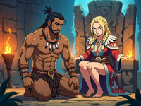 HiDream I1 Dev generated image for Tribal Guardian's Desire - Anime