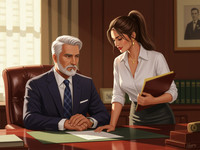 HiDream I1 Dev generated image for Office Heat Classics - Digital Art