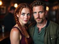 HiDream I1 Dev generated image for Speakeasy Hidden Tension - Photorealistic