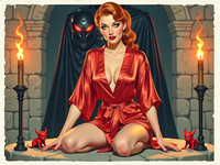 HiDream I1 Dev generated image for Altar of Desire - Pin-Up