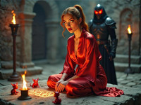 HiDream I1 Dev generated image for Altar of Desire - Retro