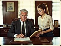 HiDream I1 Dev generated image for Office Heat Classics - Retro