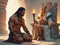 HiDream I1 Dev generated image for Tribal Guardian's Desire - Soft