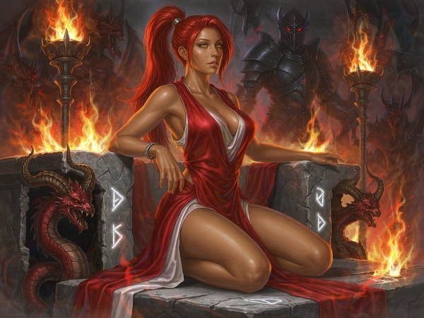 Hunyuan Image 3.5 Preview — Altar of Desire — Digital Art