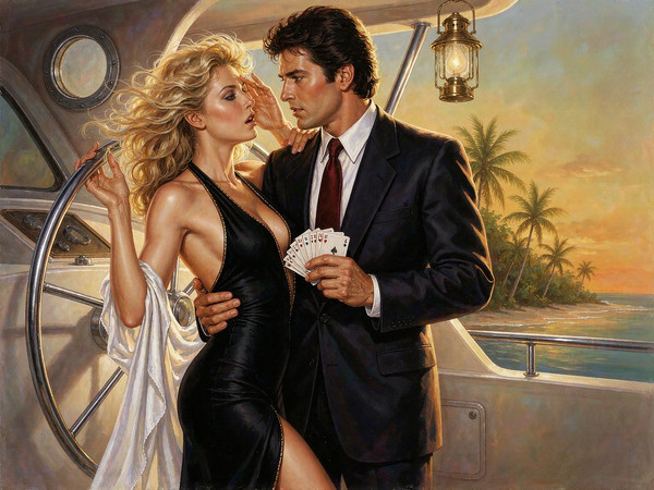 Hunyuan Image 3.5 Preview — Luxury Yacht Romance — Classic Romance