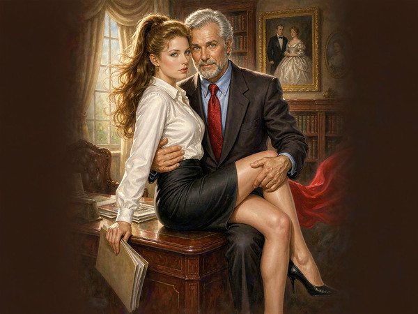 Hunyuan Image 3.5 Preview — Office Heat Classics — Classic Romance