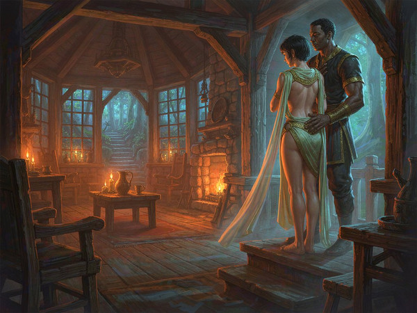 Hunyuan Image 3.5 Preview — Cabin in the Woods — Epic Fantasy
