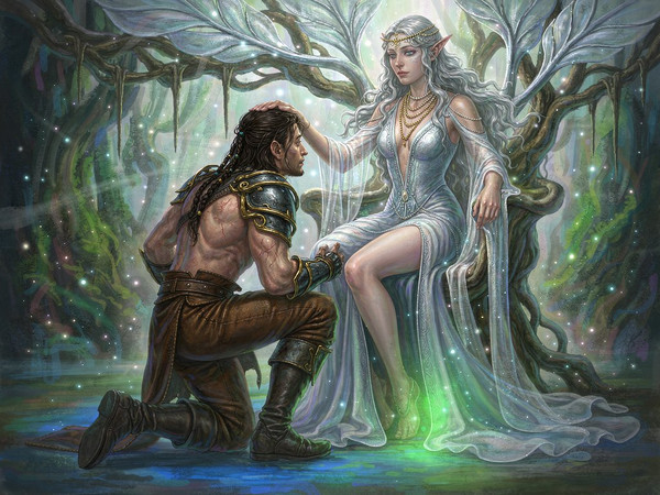 Hunyuan Image 3.5 Preview — The Elven Queen's Champion — Epic Fantasy