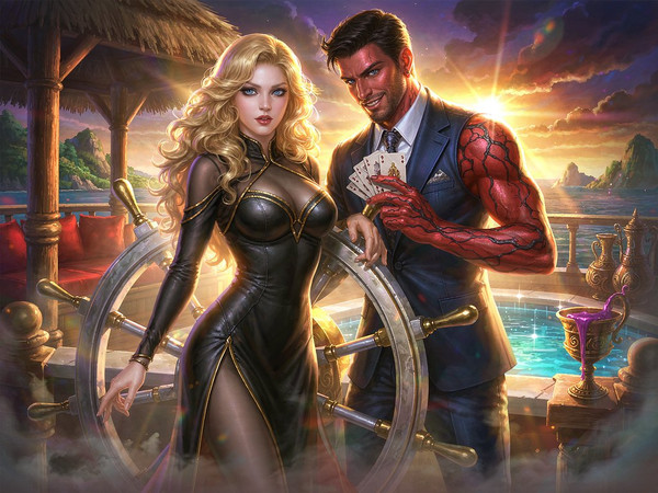 Hunyuan Image 3.5 Preview — Luxury Yacht Romance — Epic Fantasy