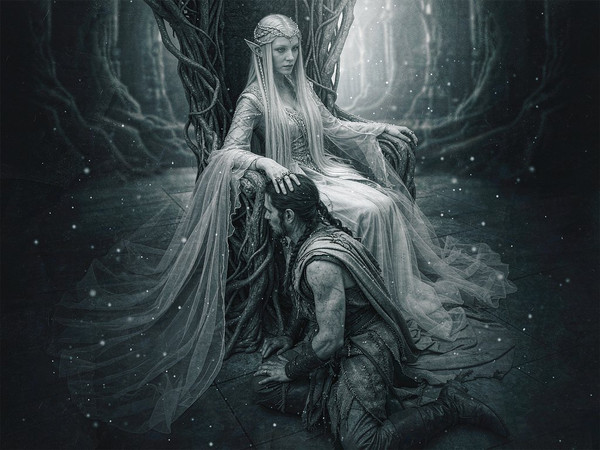 Hunyuan Image 3.5 Preview — The Elven Queen's Champion — Film Noir