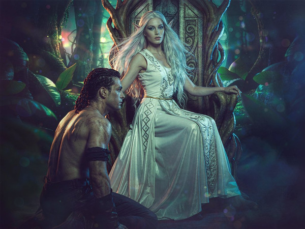 Hunyuan Image 3.5 Preview — The Elven Queen's Champion — Neo Noir