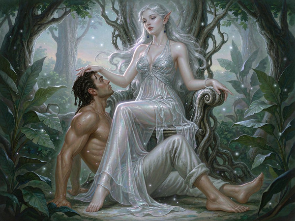 Hunyuan Image 3.5 Preview — The Elven Queen's Champion — Pin-Up