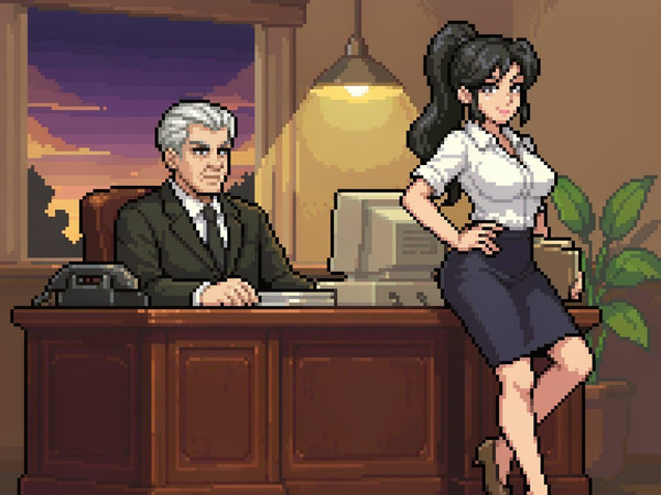 Hunyuan Image 3.5 Preview — Office Heat Classics — Pixel Art