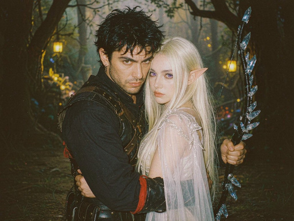 Hunyuan Image 3.5 Preview — Fantasy Romance in the Whispering Grove — Polaroid