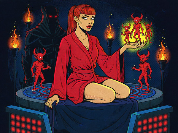 Hunyuan Image 3.5 Preview — Altar of Desire — Pop Art