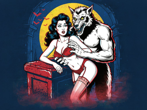 Hunyuan Image 3.5 Preview — Moonlit Horror-Erotica Blend — Pop Art