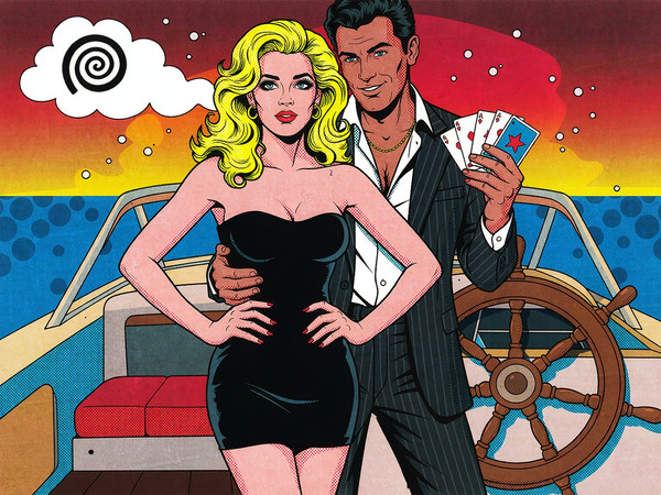 Hunyuan Image 3.5 Preview — Luxury Yacht Romance — Pop Art