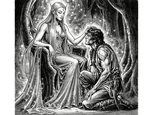 Hunyuan Image 3.5 Preview — The Elven Queen's Champion — Pulp Ink