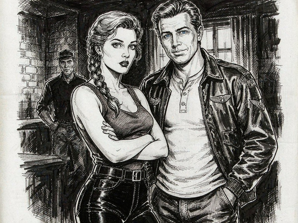 Hunyuan Image 3.5 Preview — Speakeasy Hidden Tension — Pulp Ink