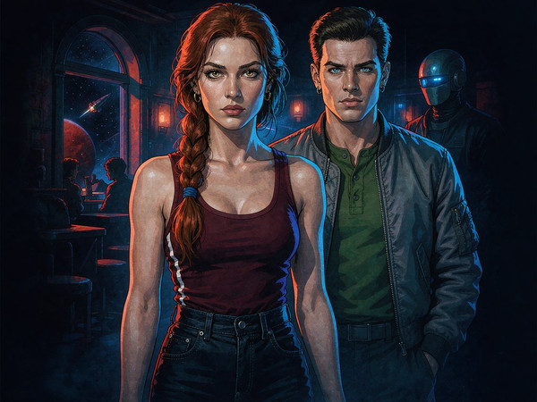 Hunyuan Image 3.5 Preview — Speakeasy Hidden Tension — Retro Sci-Fi