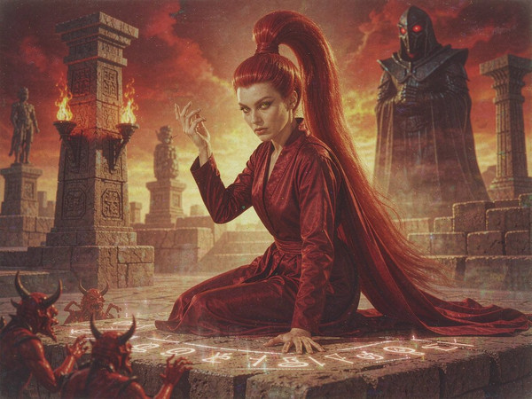 Hunyuan Image 3.5 Preview — Altar of Desire — Retro