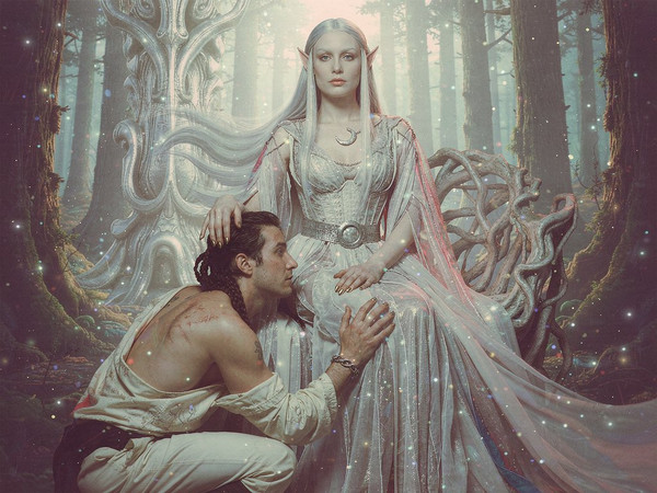 Hunyuan Image 3.5 Preview — The Elven Queen's Champion — Retro