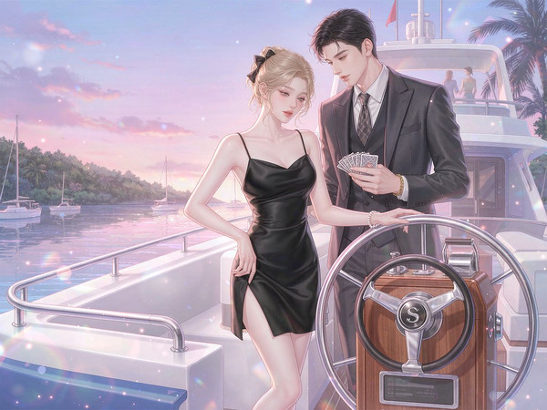 Hunyuan Image 3.5 Preview — Luxury Yacht Romance — Soft