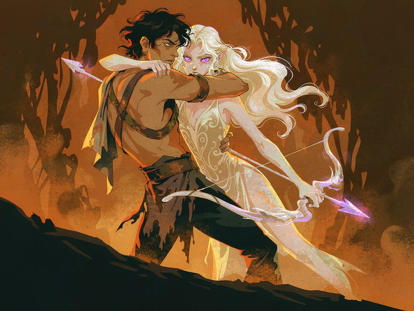 Hunyuan Image 3.5 Preview — Fantasy Romance in the Whispering Grove — Vintage Poster