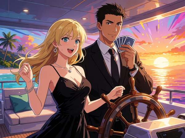 Krea 2 Turbo — Luxury Yacht Romance — Anime