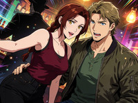 Krea 2 Turbo — Speakeasy Hidden Tension — Anime