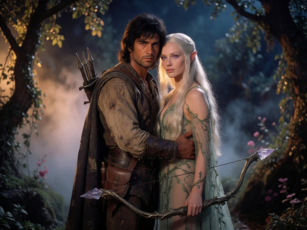 Krea 2 Turbo — Fantasy Romance in the Whispering Grove — Dark Fantasy
