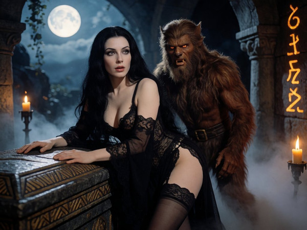 Krea 2 Turbo — Moonlit Horror-Erotica Blend — Dark Fantasy