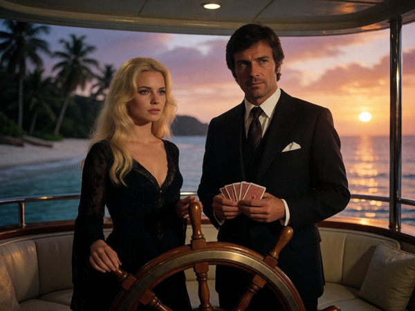 Krea 2 Turbo — Luxury Yacht Romance — Dark Fantasy