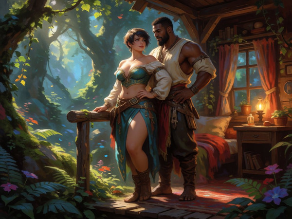 Krea 2 Turbo — Cabin in the Woods — Epic Fantasy