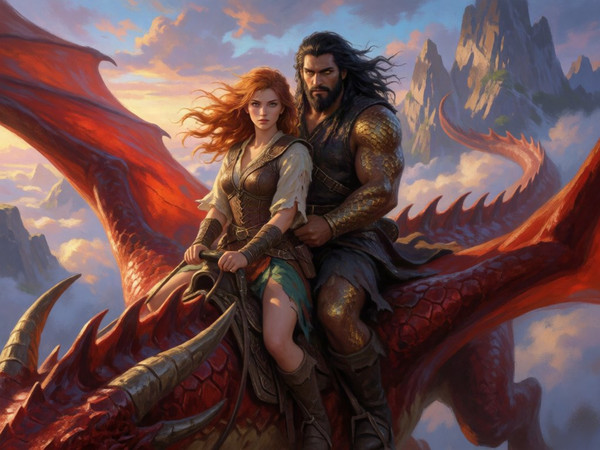Krea 2 Turbo — Dragonrider at Dawn — Epic Fantasy