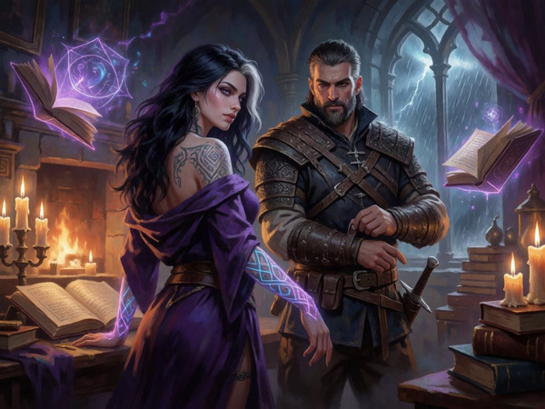 Krea 2 Turbo — A Night in the Sorceress's Tower — Epic Fantasy